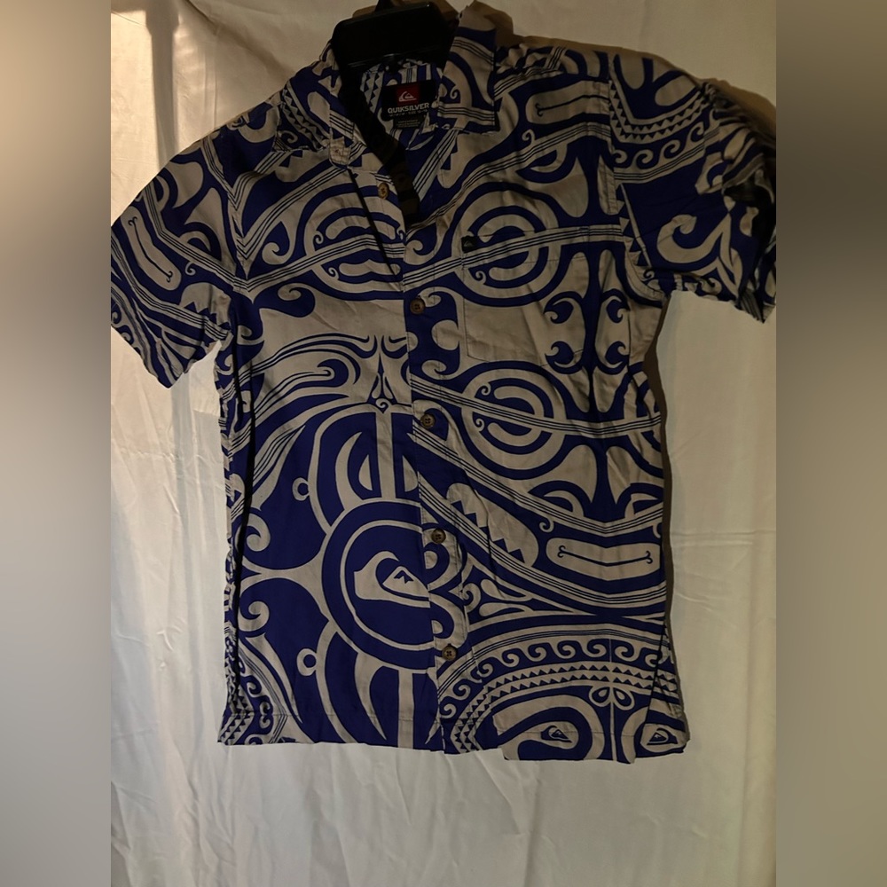 Quicksilver boys button down shirt